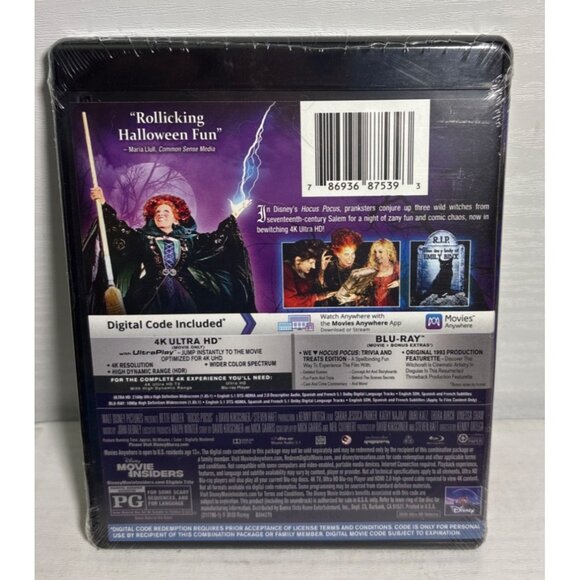 Disneys Hocus Pocus 4K Ultra HD/Blu-Ray/Digital Code Ultimate Collectors Edition - Picture 2 of 5